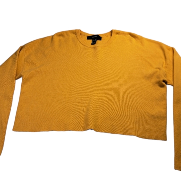 Forever 21 Women's Knit Sweater Mustard Size M - Picture 4 of 13